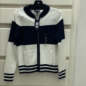 Blue and white strip Tommy Hilfiger jacket